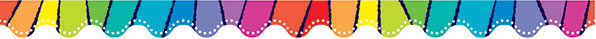 Stripes Scalloped Border - Sample