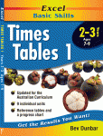 Excel Basic Skills - Times Tables 1 (Years 2–3)