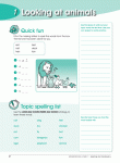 Excel Advanced Skills - Spelling and Vocabulary Workbook Year 1 - Sample Pages 6