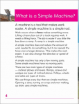 Go Facts - Physical Science - Simple Machines - Sample Page