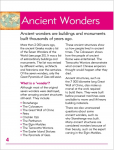 Go Facts Wonders - Ancient Wonders - Sample Page