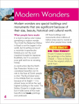 Go Facts Wonders - Modern Wonders - Sample Page