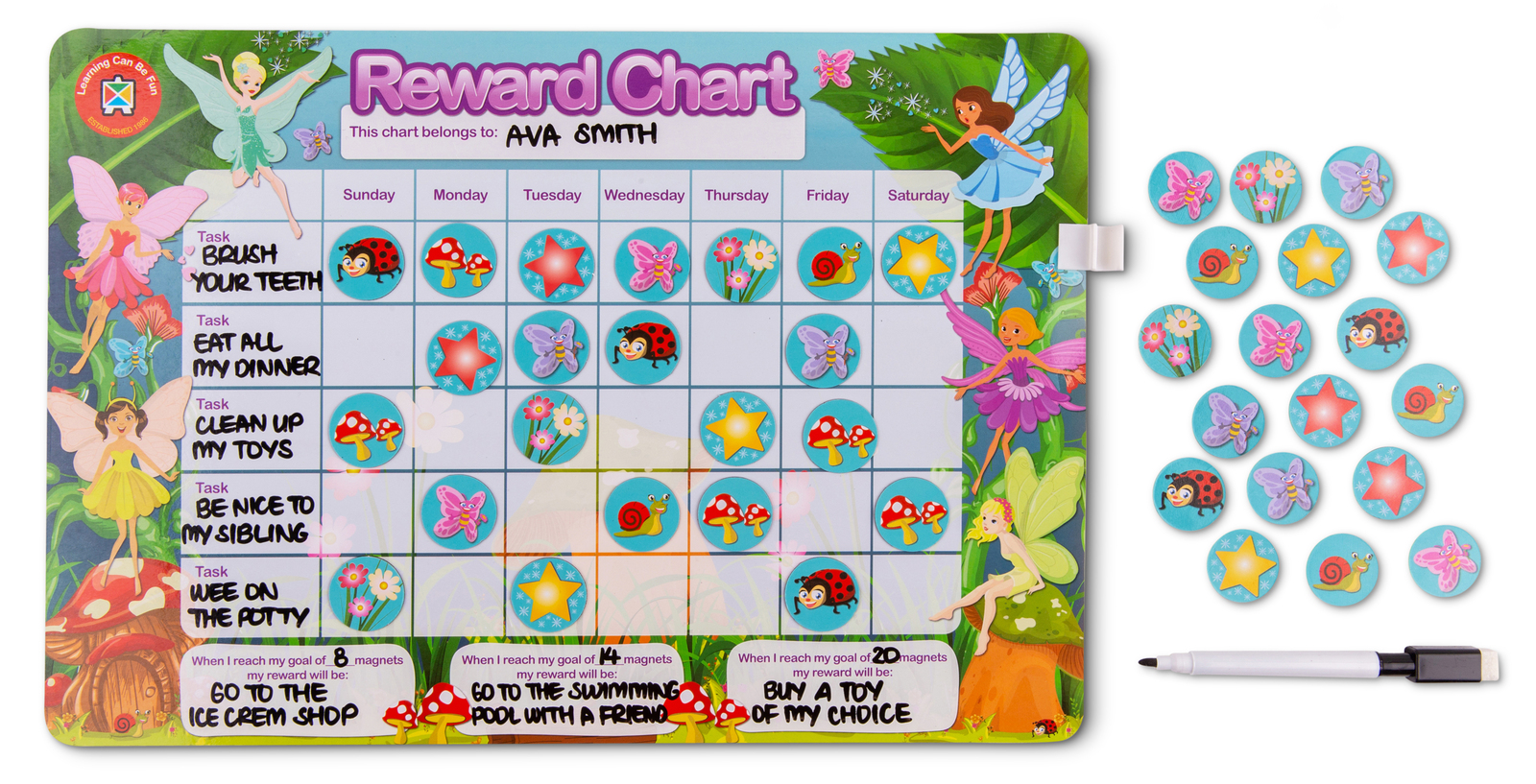 And Doug Magnetic Reward Chart