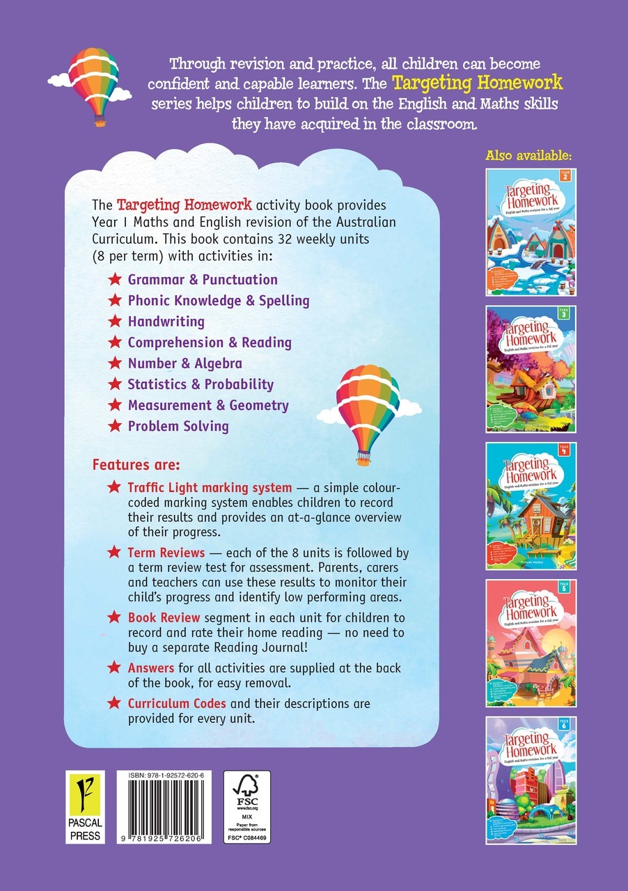 Targeting homework year 1 image