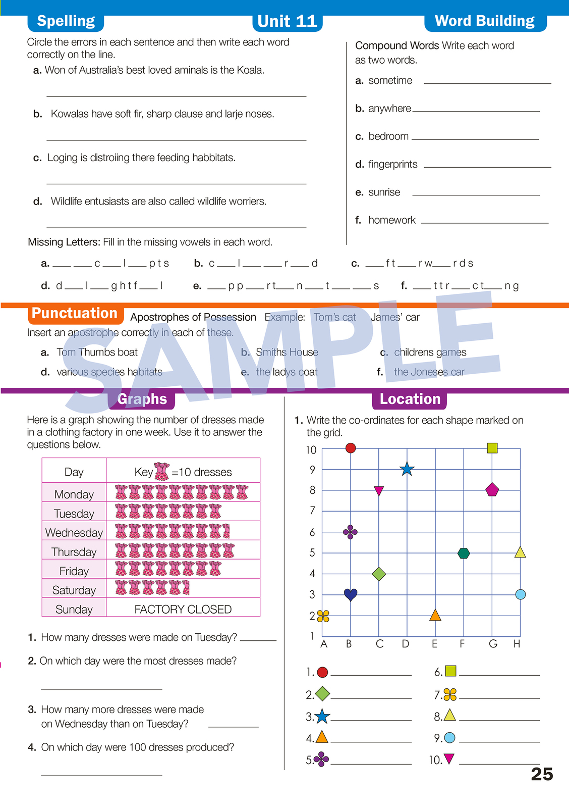 year 5 homework booklet pdf