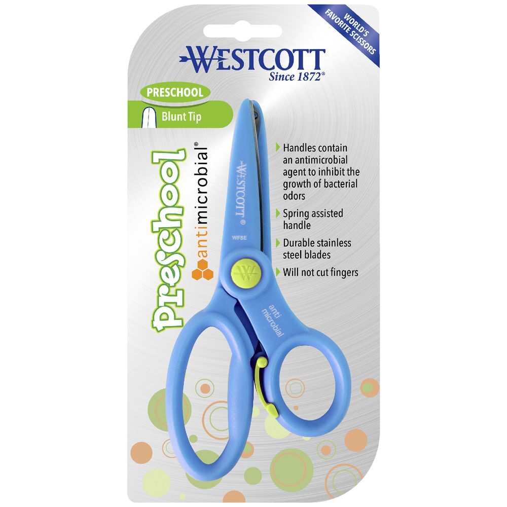 Westcott Kids Antimicrobial Scissors (137mm) (WES15663) Educational