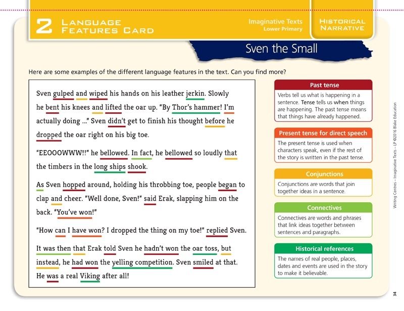 imaginative narrative examples