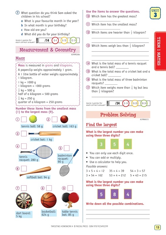 Targeting homework 4 picture