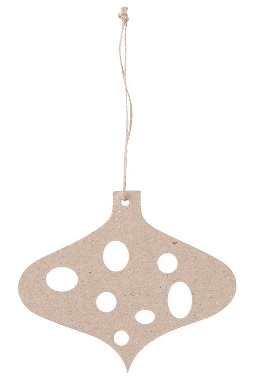 Papier Mache Flat Baubles (Pack of 30) The Creative School Supply