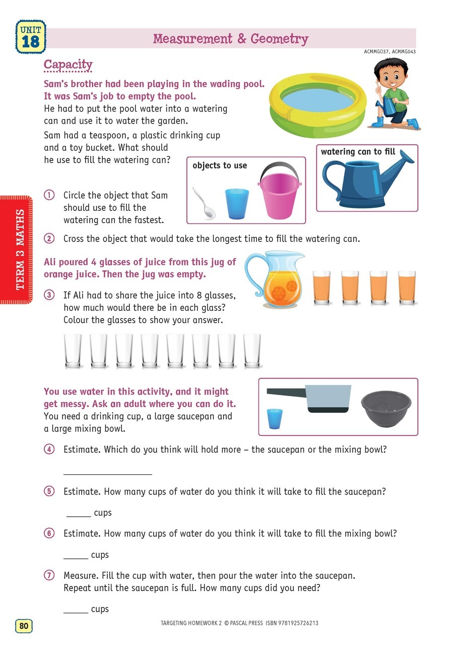 Targeting homework year 1 image