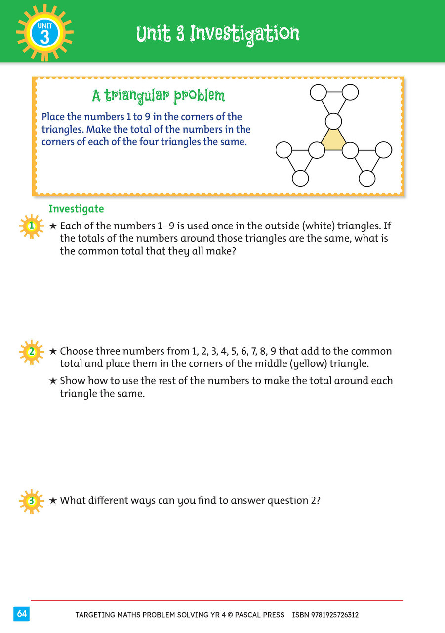 problem solving year 4 maths