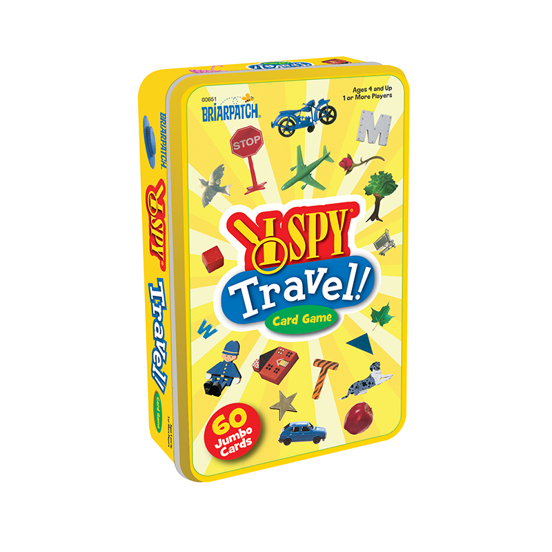 I Spy Travel Card Game Tin Scholastic (00651TIN) Educational