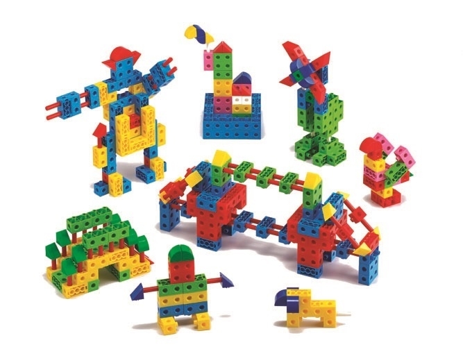 brick classroom construction set