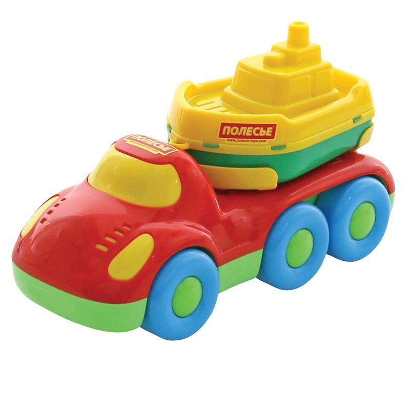 Buddy Trailer Truck with Tugboat Polesie (496266) Educational