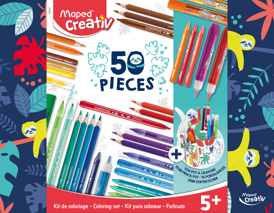 Maped Creativ Colouring Set - 50 Pieces (8907037) Educational Resources and  Supplies - Teacher Superstore