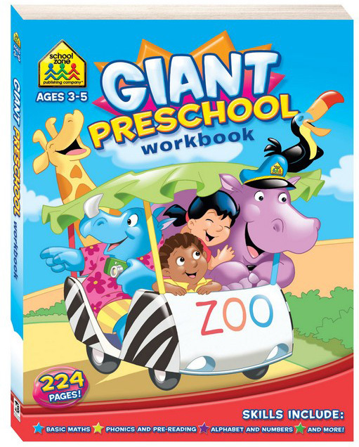 School Zone Giant Workbook Preschool (9781741848410) Educational