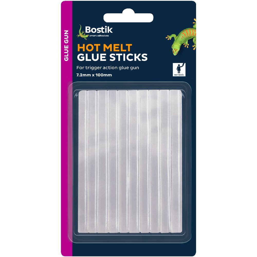 Bostik Hot Melt Glue Sticks (Pack of 10) (BIC259993) Educational