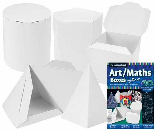Cardboard Art Maths Boxes Pack Of 30 The Creative School Supply 