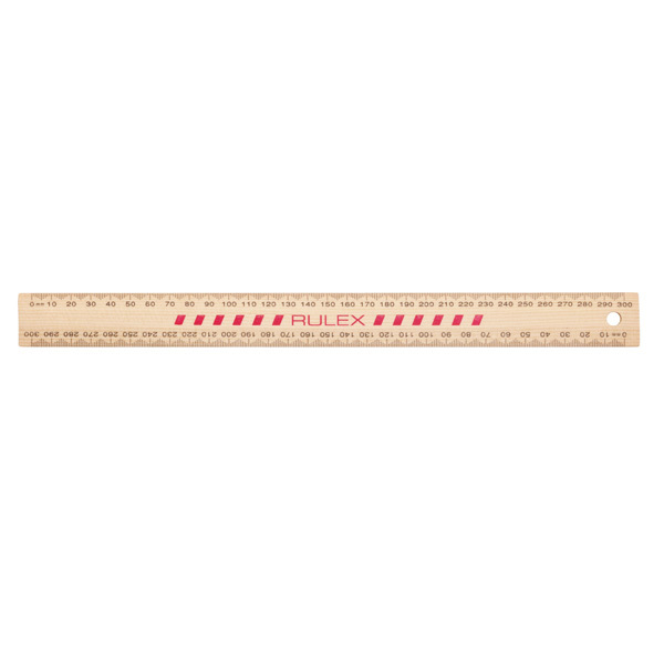 CELCO Polished Wood Ruler 30cm