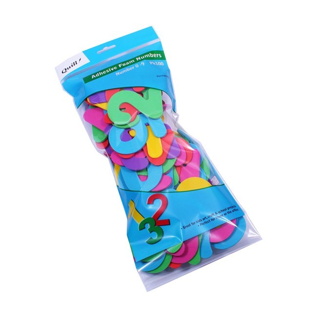 Adhesive Foam Numbers Pack of 100 Quill Educational Resources and