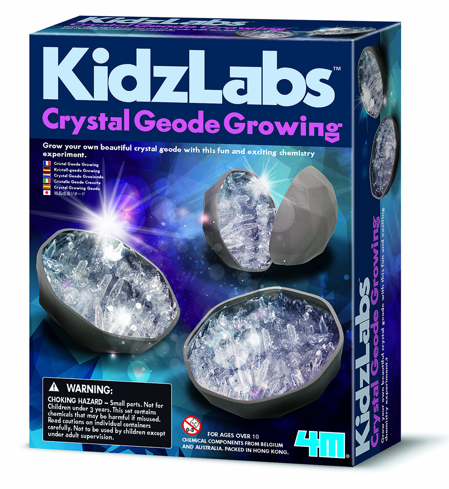 Crystal Geode Growing Kit 4M (JCFSG3919) Educational Resources and