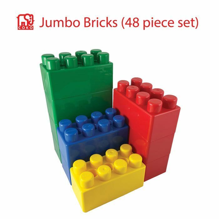 COKO Jumbo Blocks Pack of 48 Coko JUM 48 Educational Resources and Supplies Teacher Superstore