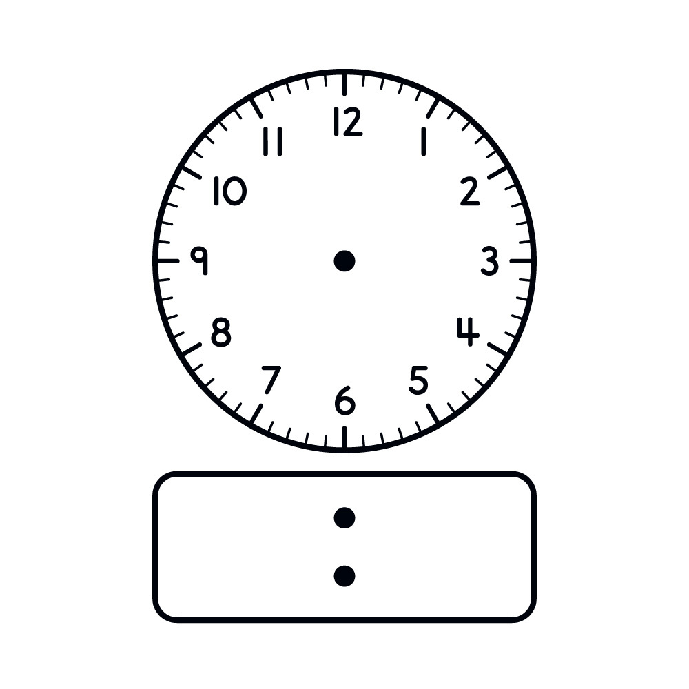 Premium Vector  Learning the time with square resolution fun learning the  clock education telling time the clock