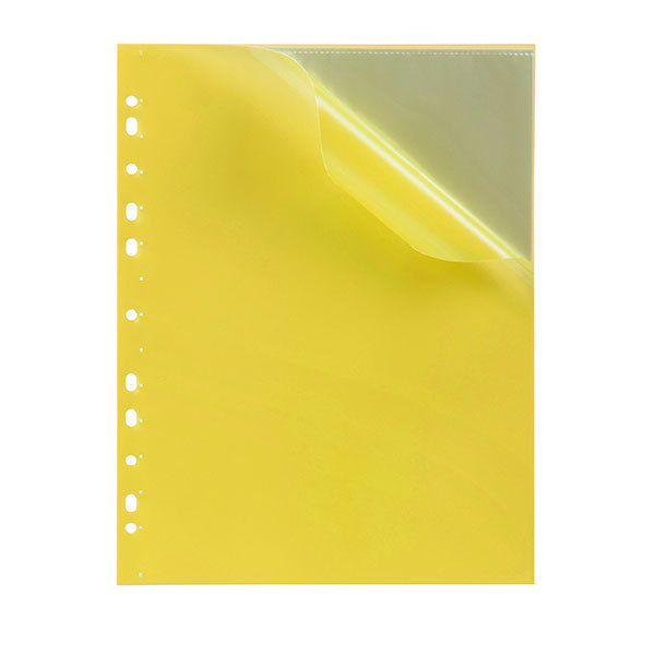 Marbig Display Book (A4) Binder 10 Pocket Soft Touch Yellow (MAR