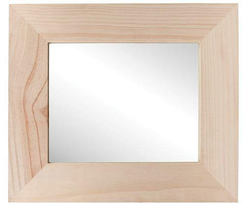 Unfinished wood framed clearance mirrors for crafts