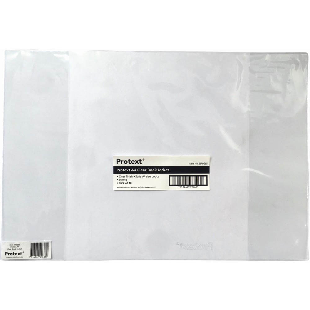 Protext Clear Book Jacket A4 Single (PRONP9665Single) Educational Resources and Supplies