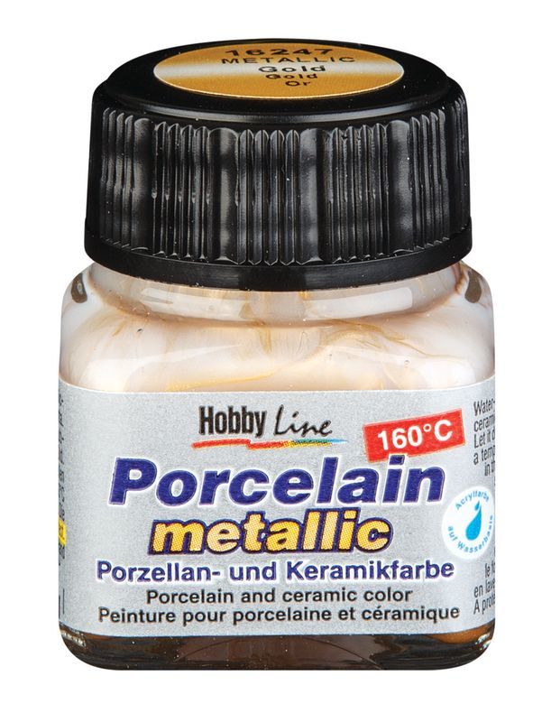 Porcelain Paint (20ml) Metallic Gold The Creative School Supply Company (PT946GO