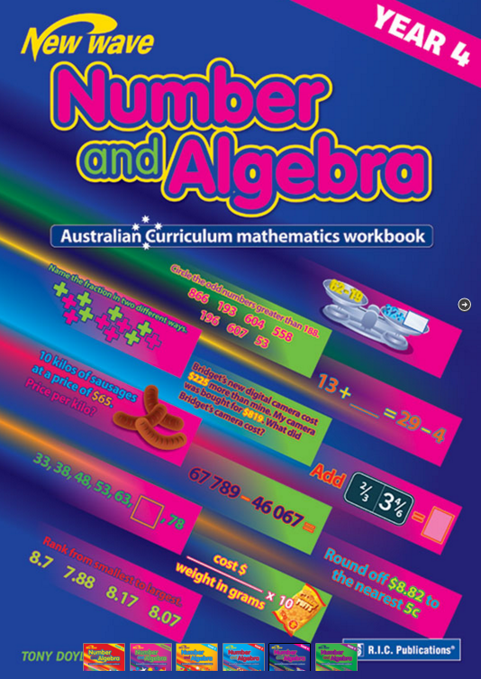 Australian Curriculum Mathematics - Number and Algebra Workbook: Year 4 ...
