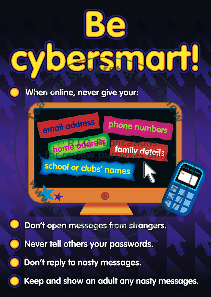 Bullying in a Cyber World Poster: Ages 4-7 - R.I.C. Publications