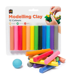 Rainbow Modelling Clay 12s Educational Colours (RMB12) Educational Resources and Supplies