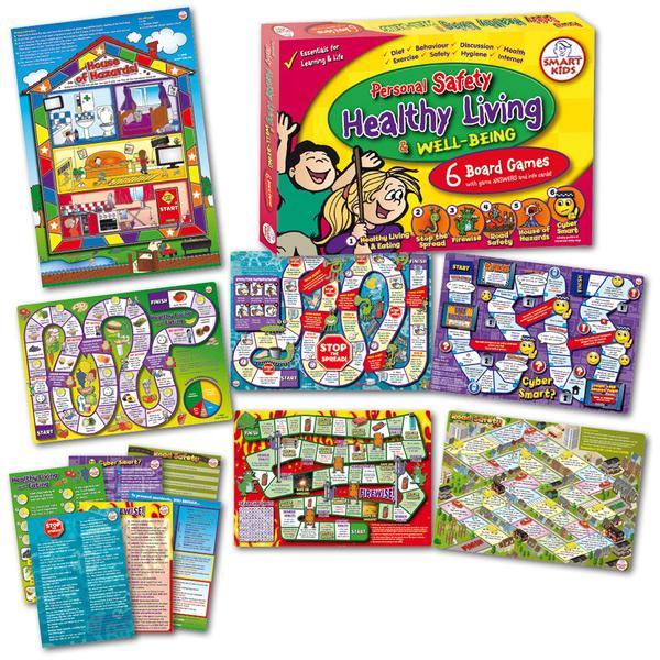 6 personal health well being safety board games smart kids