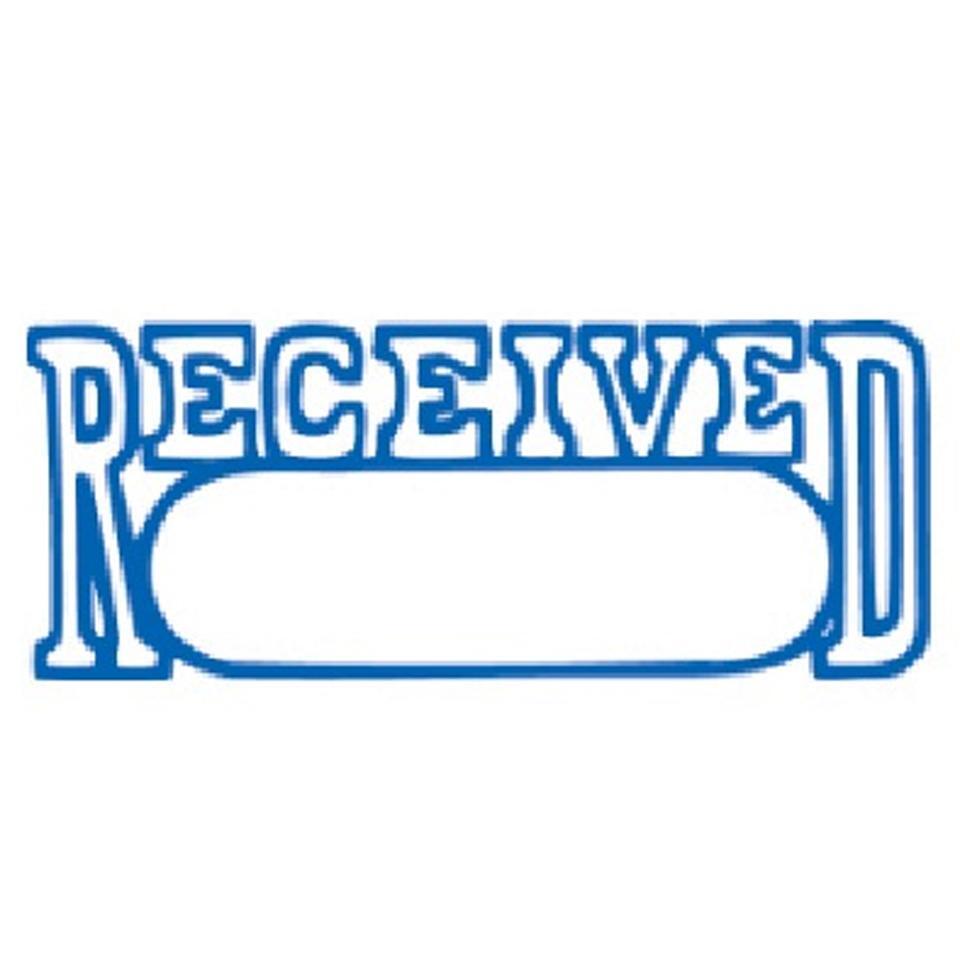 Xstamper Date Received (Blue) (XST5012030) Educational Resources and