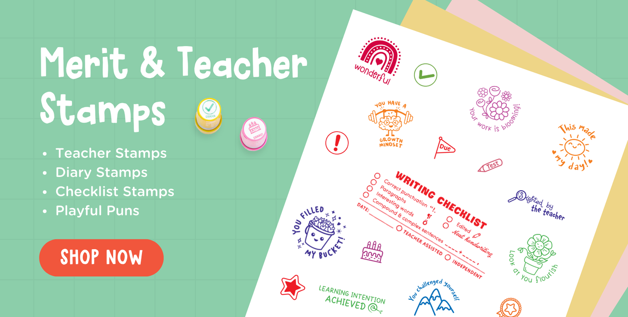 Merit & Teacher Stamps