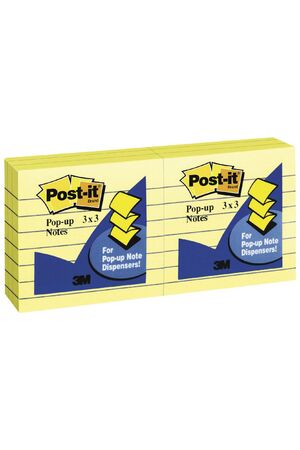 Post-It Pop-Up Notes: 76 x 76mm (6 Pack)