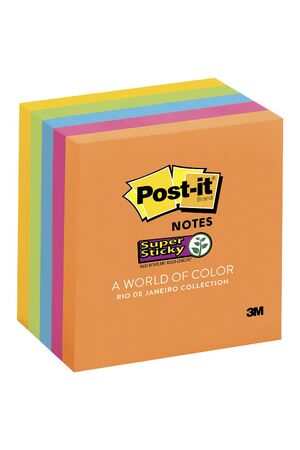 Post-It Notes: Rio De Janerio Collection - 76mm x 76mm: 90 Sheets (5 Pack)