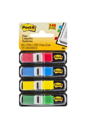 Post-It Mini Flags - Assorted Colours (140 Flags)