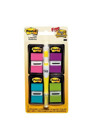 Post-It Flags with Highlighter
