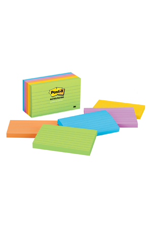 Post-It Notes: Jaipur Lined Collection - 76mm x 127mm: 100 Sheets (5 Pack)