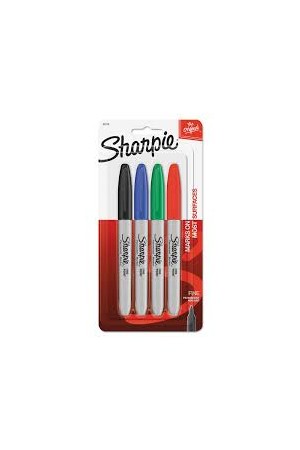 Sharpie Fine-Tip Permanent Marker - Pack of 4