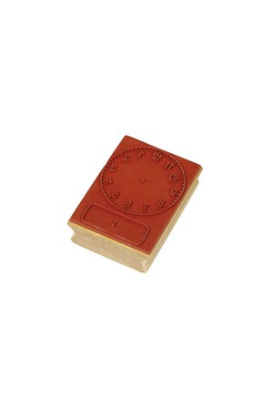 Stamp - Clock Digital/Analogue Hours and Mins (50mm)