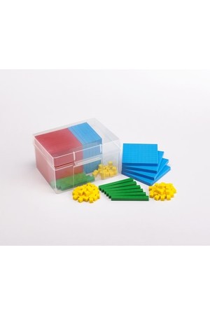 Plastic Base Ten (4 Colour) - Plastic Container