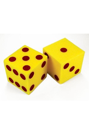 Dice - 125mm Foam Dots Pair