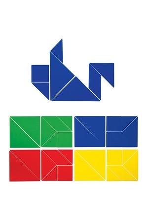 Tangram - Plastic 4 Sets