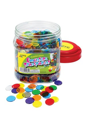 Counters - 22mm: Transparent