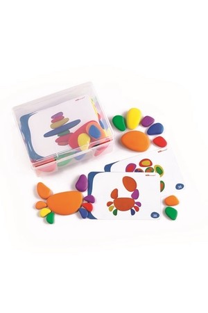 Rainbow Pebbles (Plastic Container)