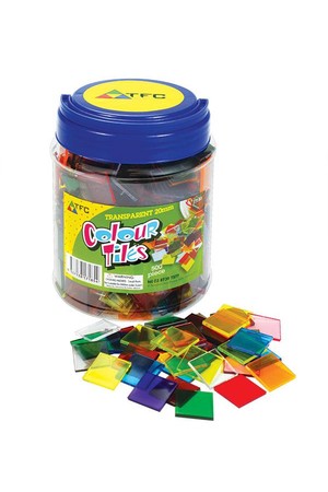 Colour Tiles - 2cm: Transparent